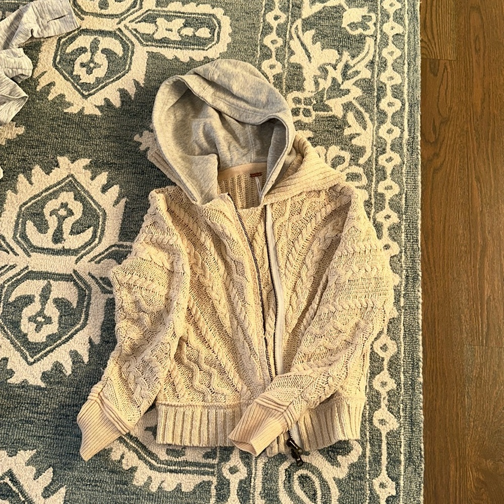 Free people cardigan zip up